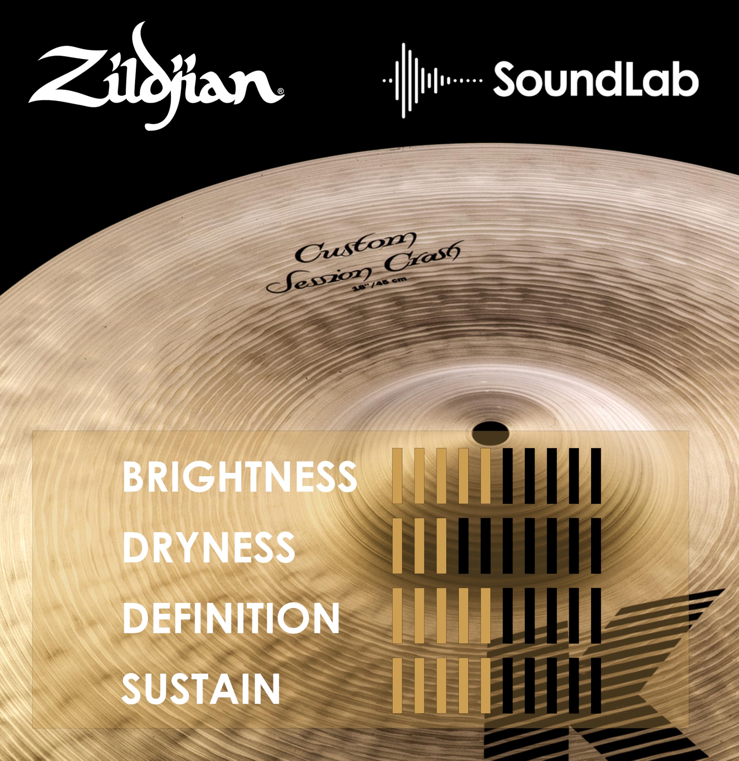 Zildjian K niestandardowa seria - 45 cm sesja Crash talerz