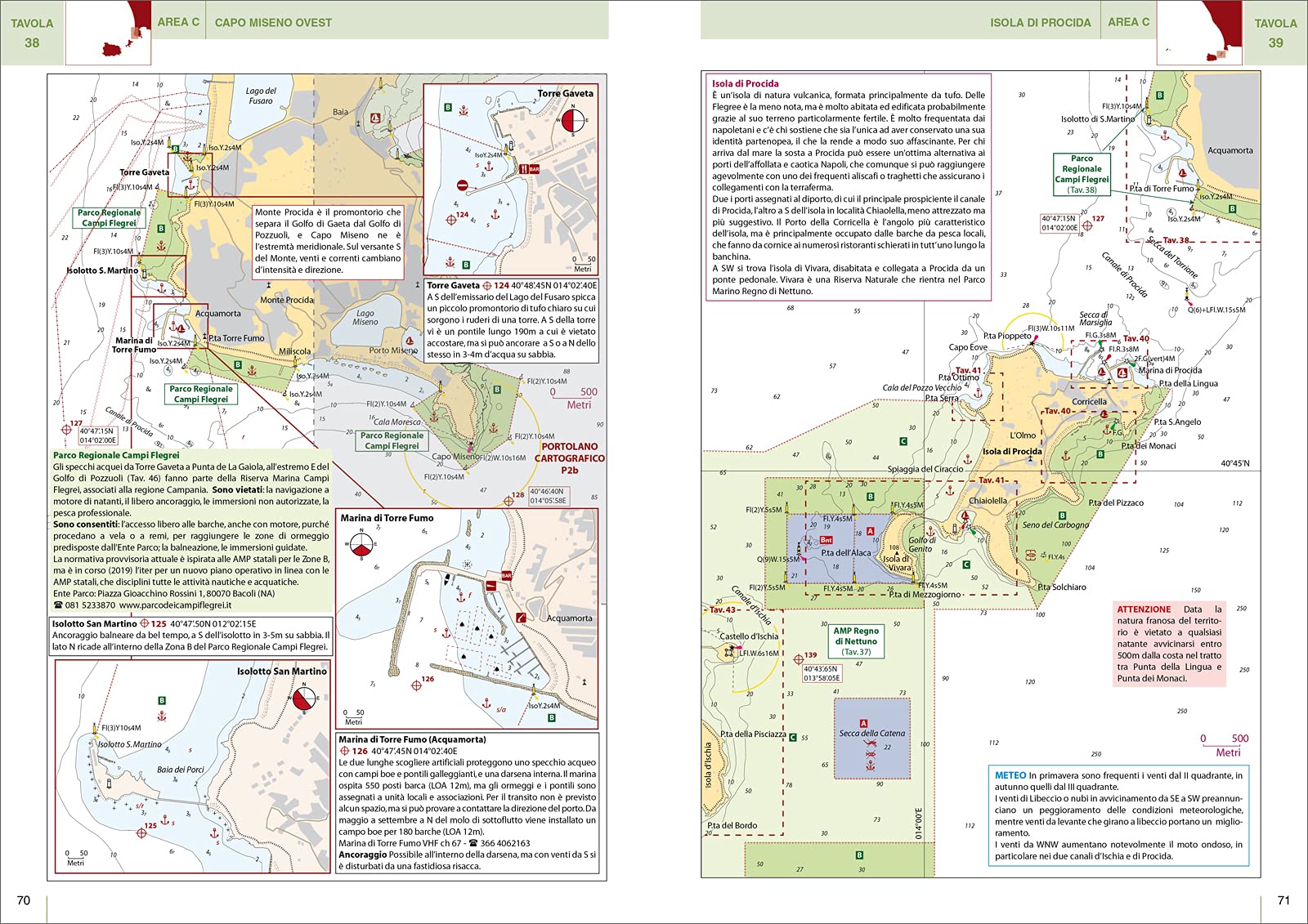 Dall’Argentario a Capo Miseno Isole Pontine-Isola d’Ischia. Portolano cartografico (Vol. 3A)