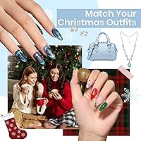 Vista 6 de Beetles - Juego de 67 esmaltes de uñas de gel con luz UV – 12 colores de gelatina ojo de gato rosa, kit de uñas con purpurina roja y azul