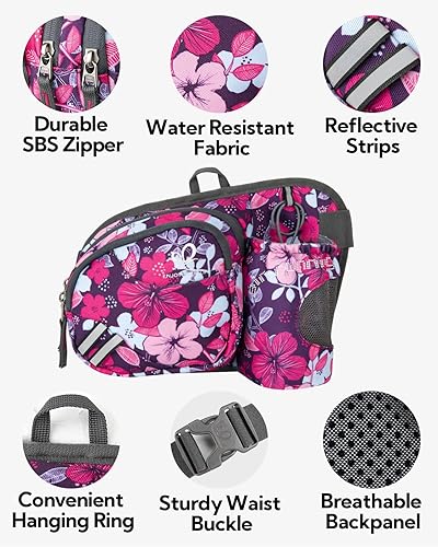 Miniatura 56 de Waterfly - Cangurera de senderismo con soporte para botella de agua para hombres y mujeres, para correr y pasear al perro, para iPhone 8 Plus, Verde