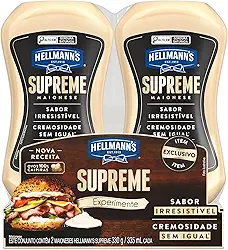 Pack Maionese Hellmann's Supreme Squeeze 330g 2 unidades (Embalagem pode variar)
