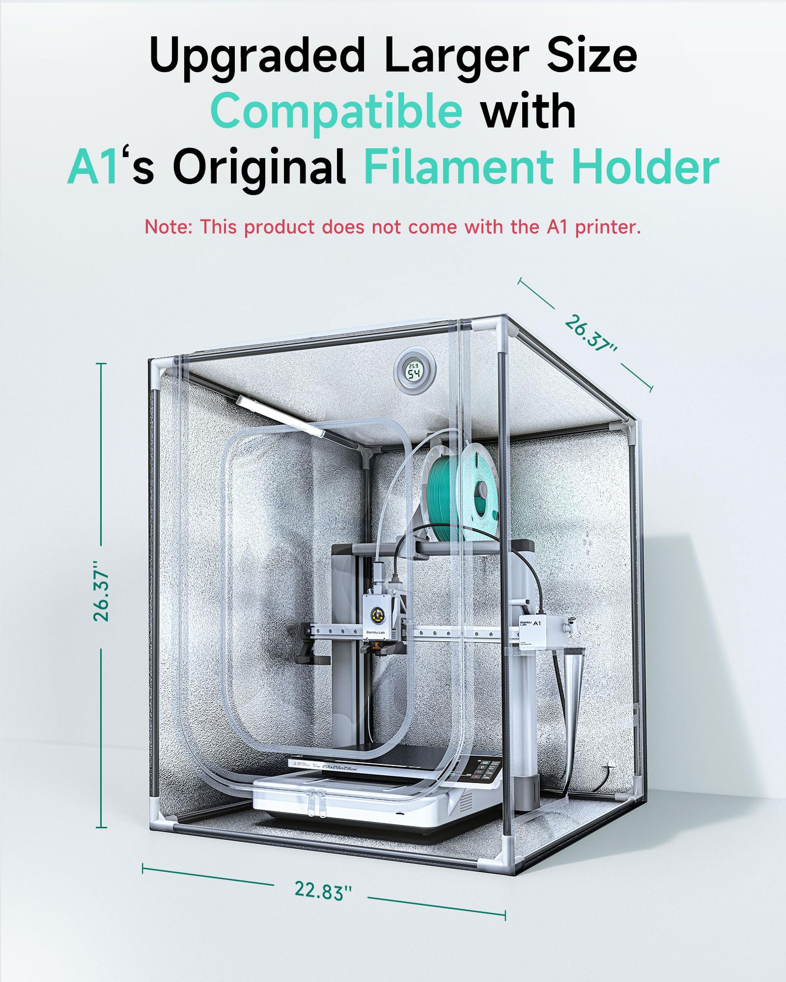 Amazon | TOPCUBE 3Dプリンターエンクロージャ Bambu Lab A1用 大型