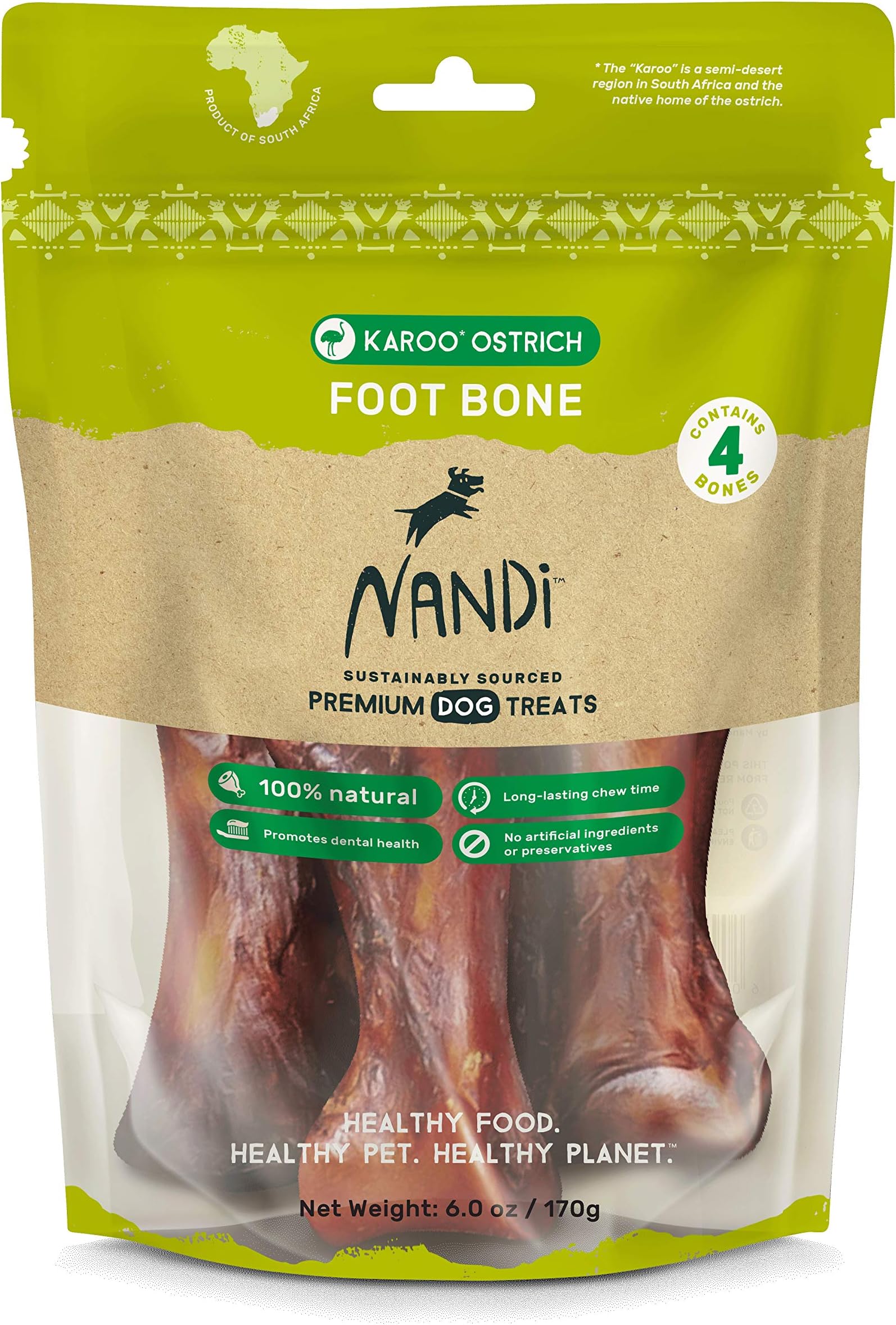 Nandi Ostrich Foot Bone