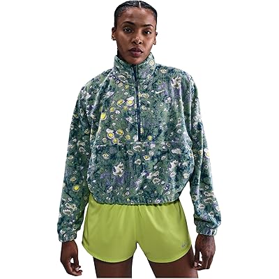 Nike One Thermo-FIT Half-Zip Top Polar Anthracite blue void/space purple/fir/white