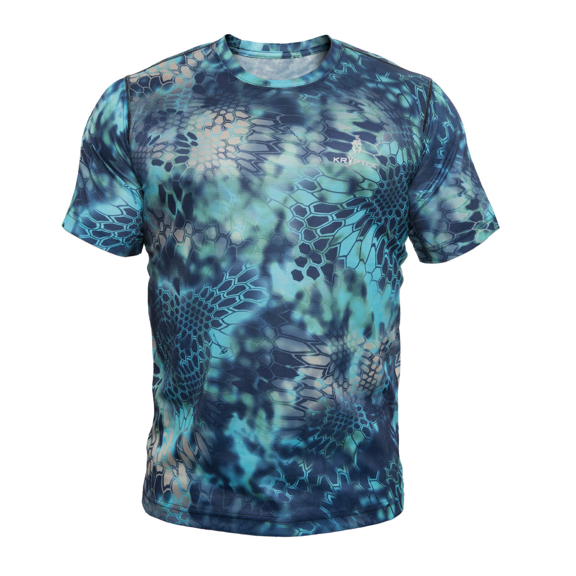 KryptekMen's Hyperion Short Sleeve, Lightweight, Breathable, Stealthy Camo Hunting and Fishing Shirt