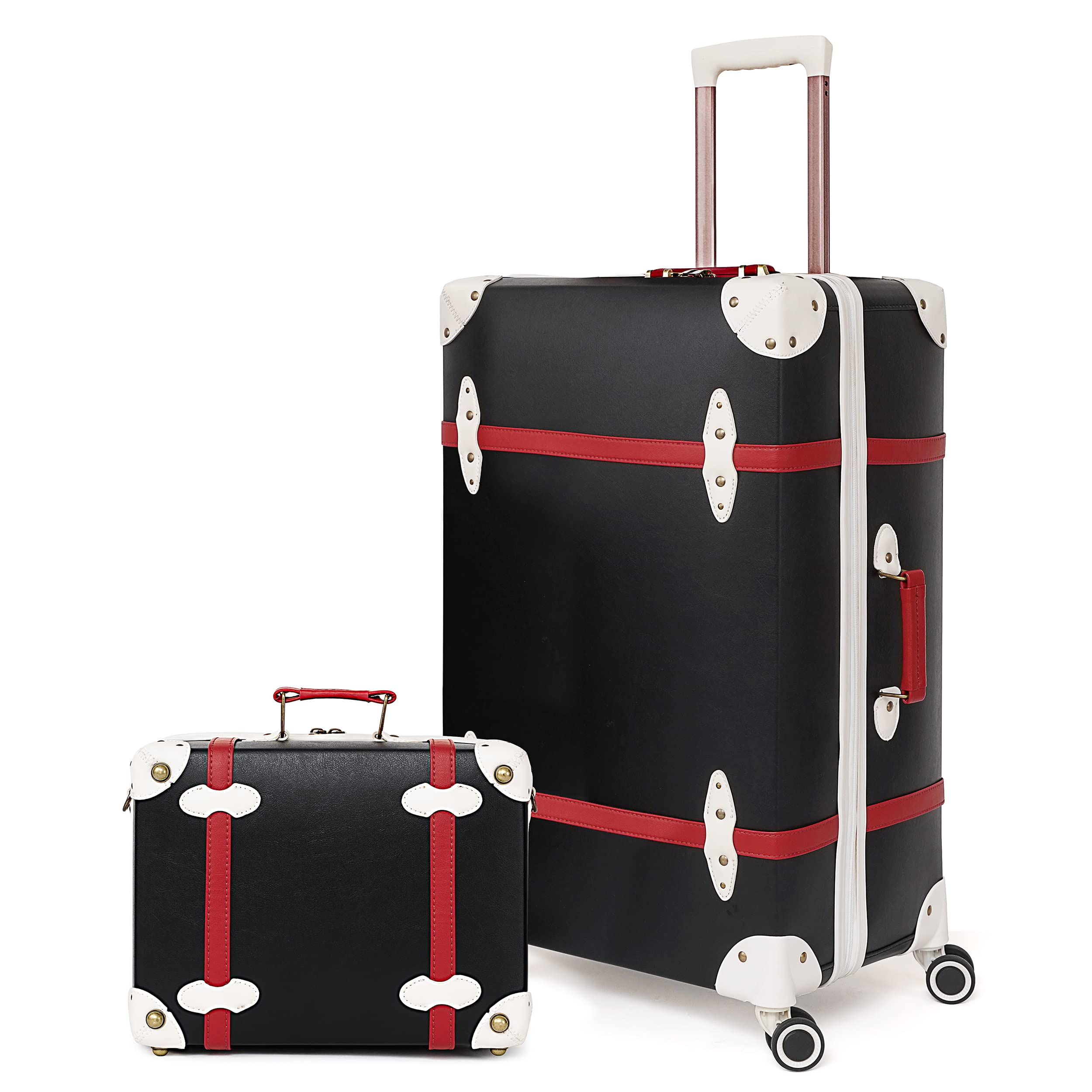 Buy Vintage Luggage Set of 2 Pieces, Lightweight Hardside Spinner