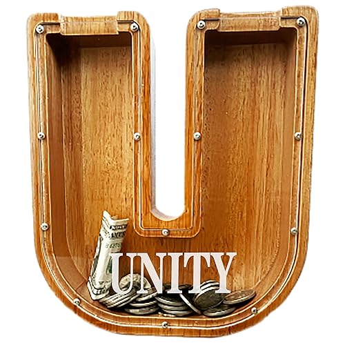 Vista 133 de Personalized Wooden Alphabet Piggy Bank-Kids Piggy Bank-Boys Girls Piggy Bank-Coin Piggy Bank-Bank-Can be Used as Christmas-Birthday Gift-Kids Gift