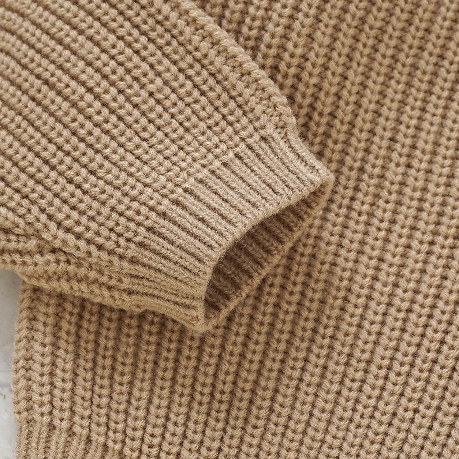 Toddler Girl Big Sister Embroidered Knit Sweater Long Sleeve Pullover Sweatshirt Fall Winter Clothes - Image 5