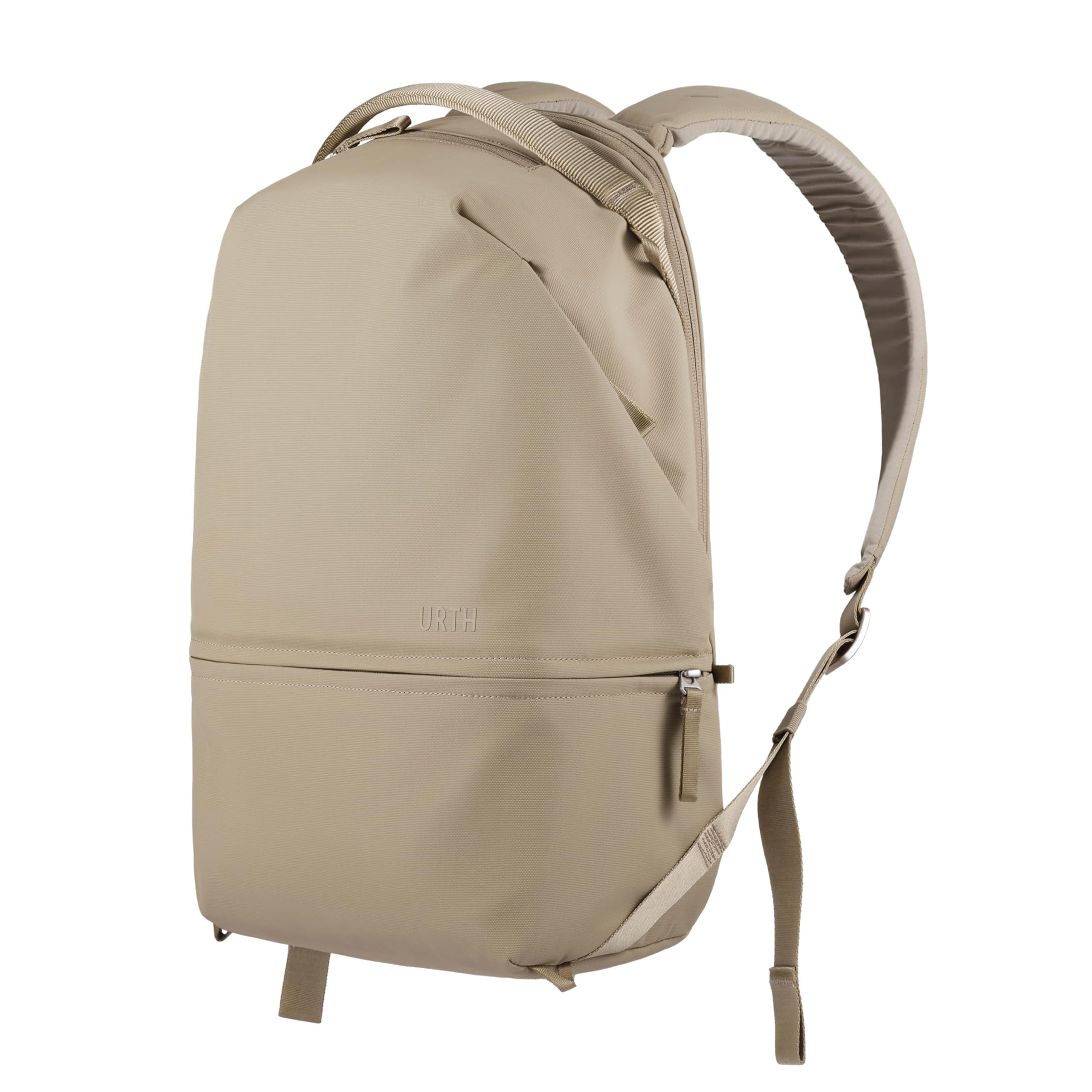 Urth Arkose 20L Backpack – 15” Laptop Bag, Weatherproof + Recycled (Beige)