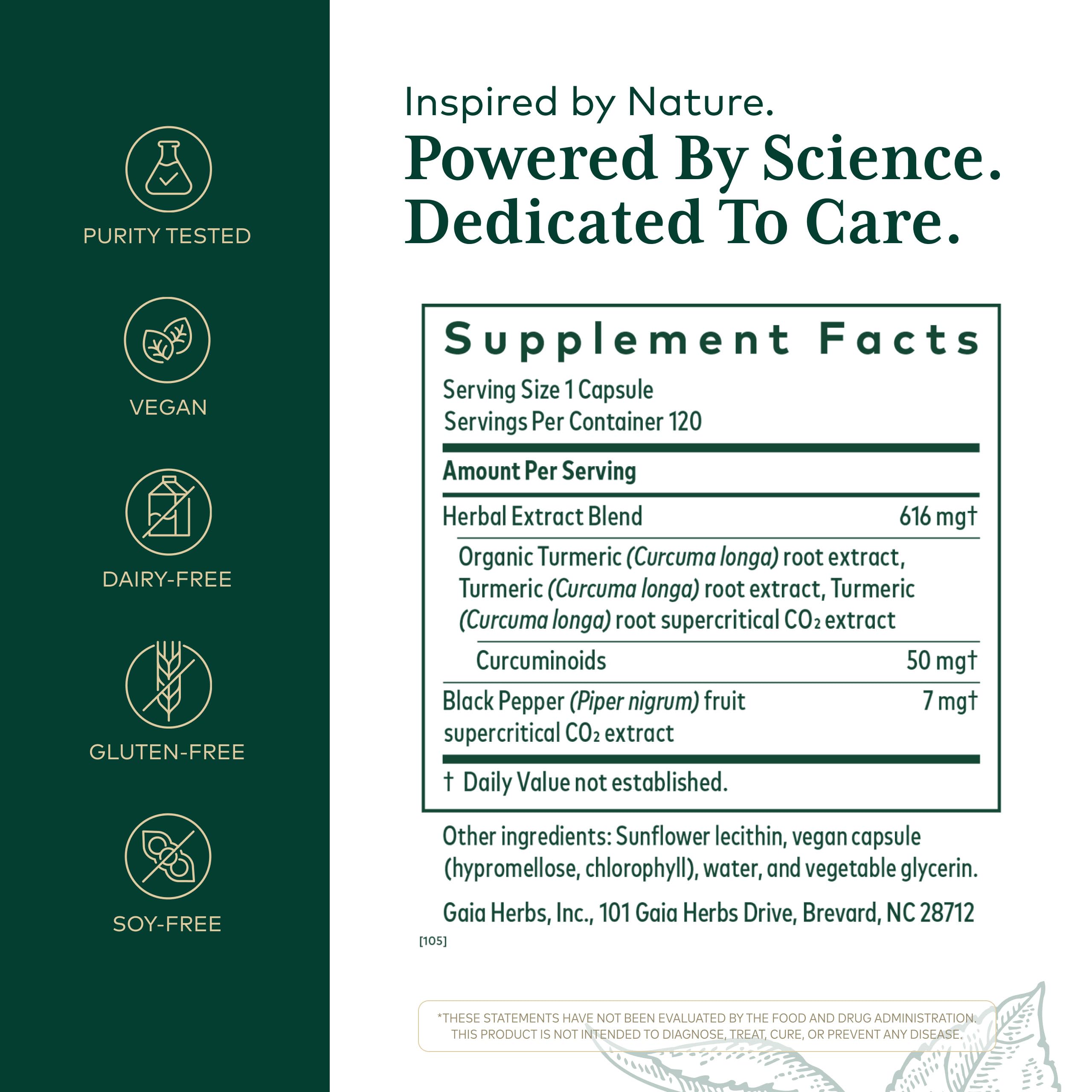 Gaia Herbs PRO Curcuma Supreme, 120 Vegan Capsules, 120 Servings — Amazon image 2