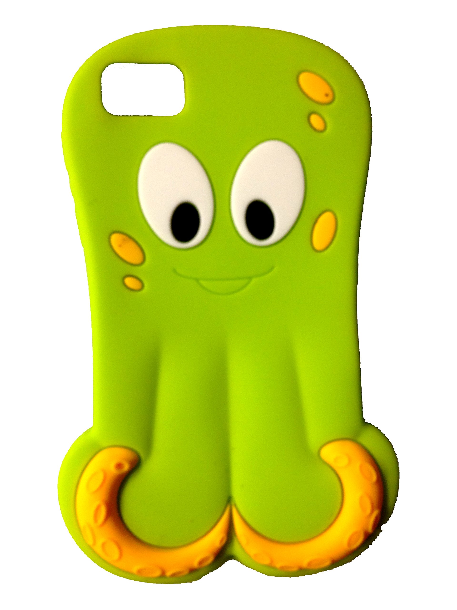 Sks Distribution Green Octopus Squid Soft Silicone Case For