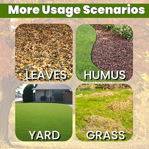 Miniatura 9 de Rastrillo de 61 pulgadas para hojas, 18 dientes ajustables con cabeza expandible, rastrillo de césped de 9 a 18 pulgadas, rastrillos de metal