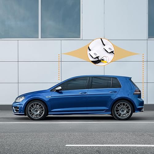 Miniatura 6 de Cámara de visión trasera inalámbrica. Montaje en placa de matrícula. Ayuda al estacionar e ir marcha atrás. Con pantalla de visionado en espejo