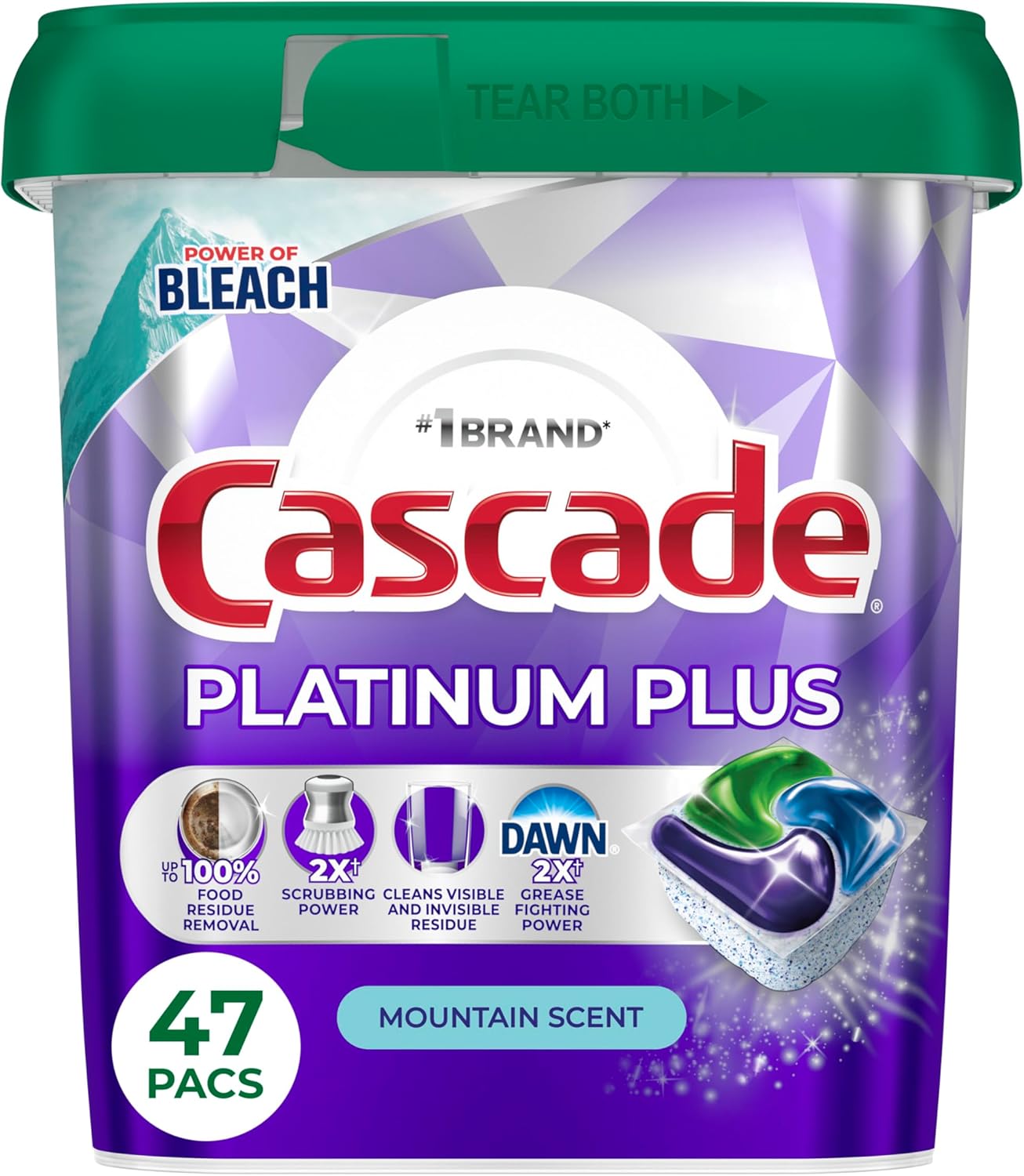 Cascade Platinum Plus Dishwasher Pods