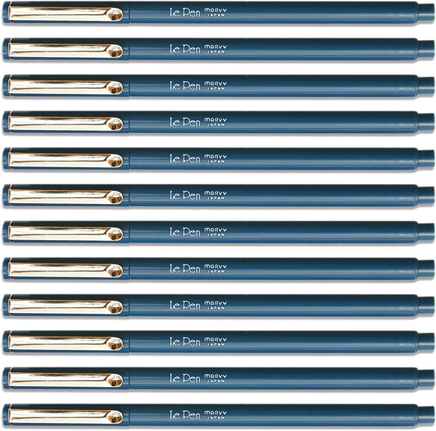 Uchida Lepen Permanent Marker - Oriental Blue Ink 1 Box