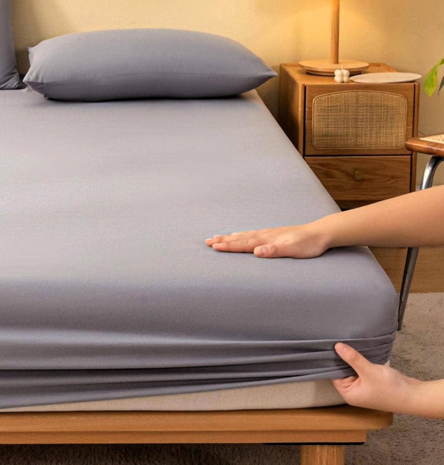 Buy FRESHNE 100 Waterproof Mattress Protector Premium Cotton