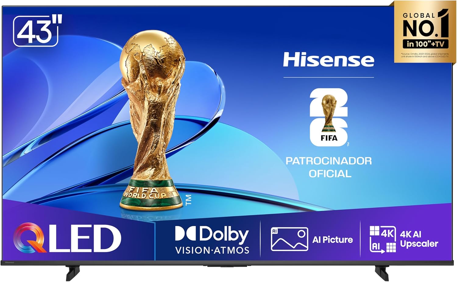 Hisense 43" QLED 4K 43Q6Q