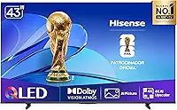 Hisense Smart TV UHD 4K QLED 43" Polegadas 43Q6Q com HDR10+, Dolby Atmos, Sports Mode, Game Mode Plus e Compatível com Alexa