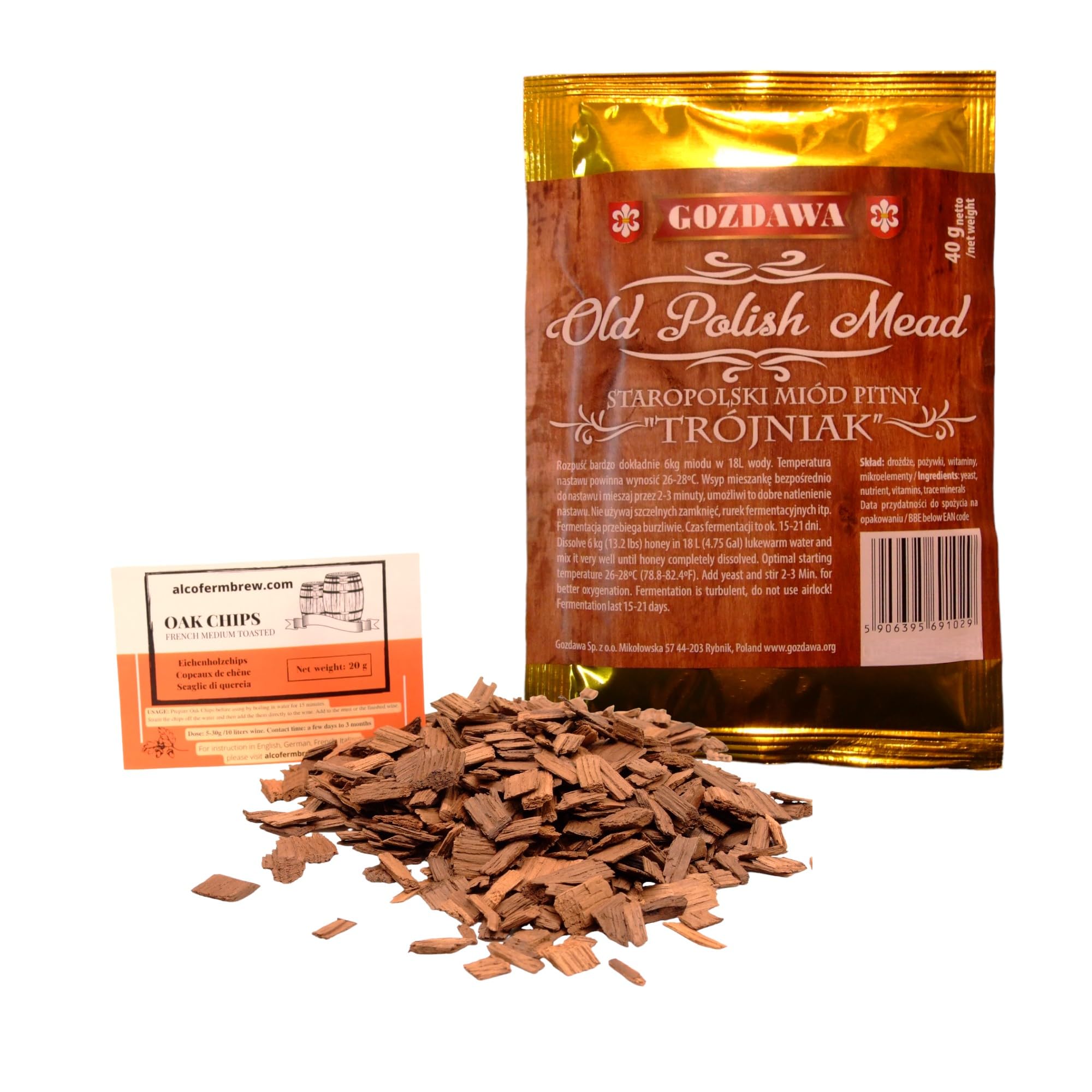 Levadura para Hidromiel con Nutrientes 40g/25 - Vino de Miel, Levadura de Miel, Levadura de Vino | Levadura Activa