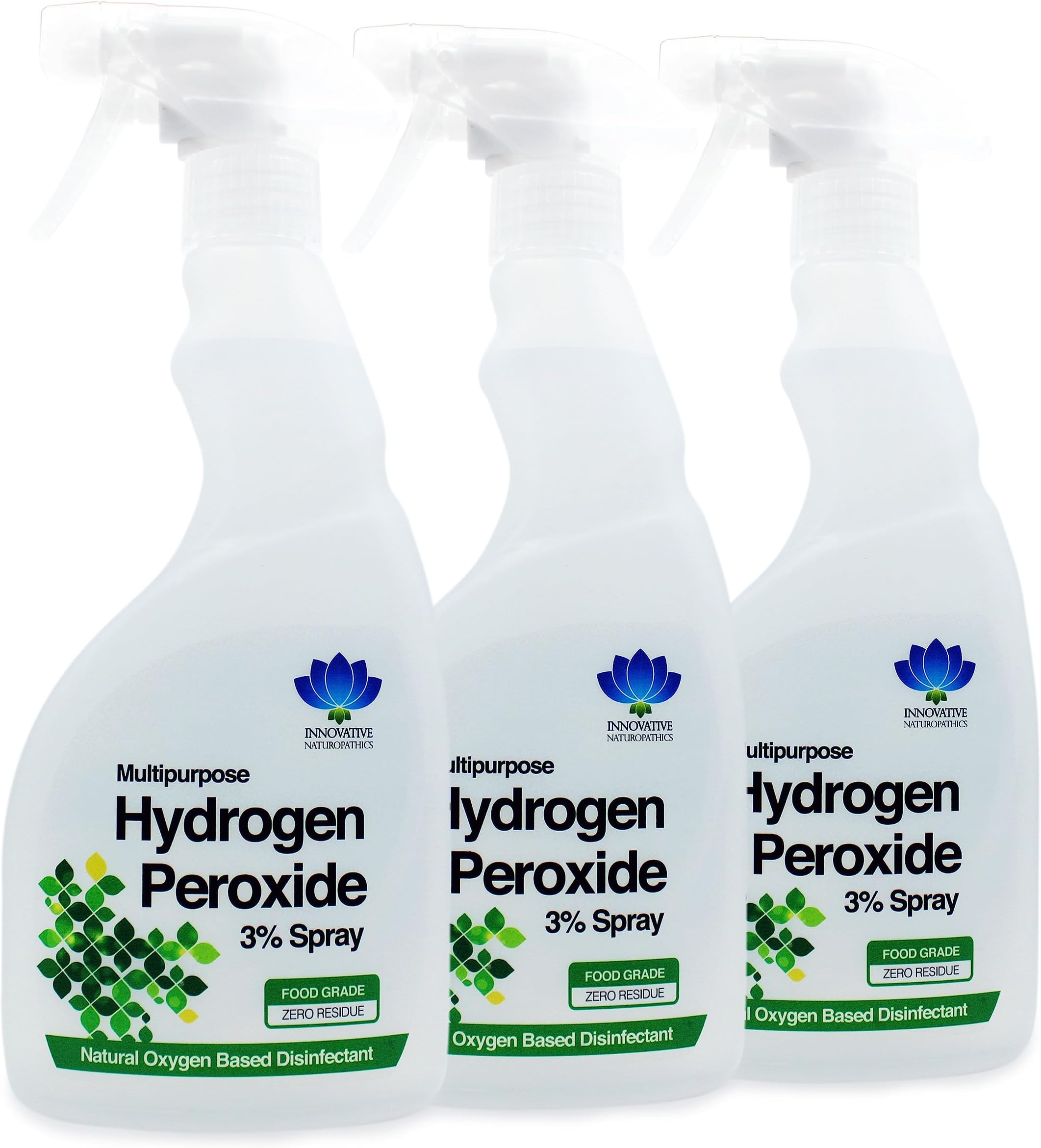 Innovative Naturopathics - Hydrogen Peroxide Spray - 3% - 500ml - Pure Food Grade (6)