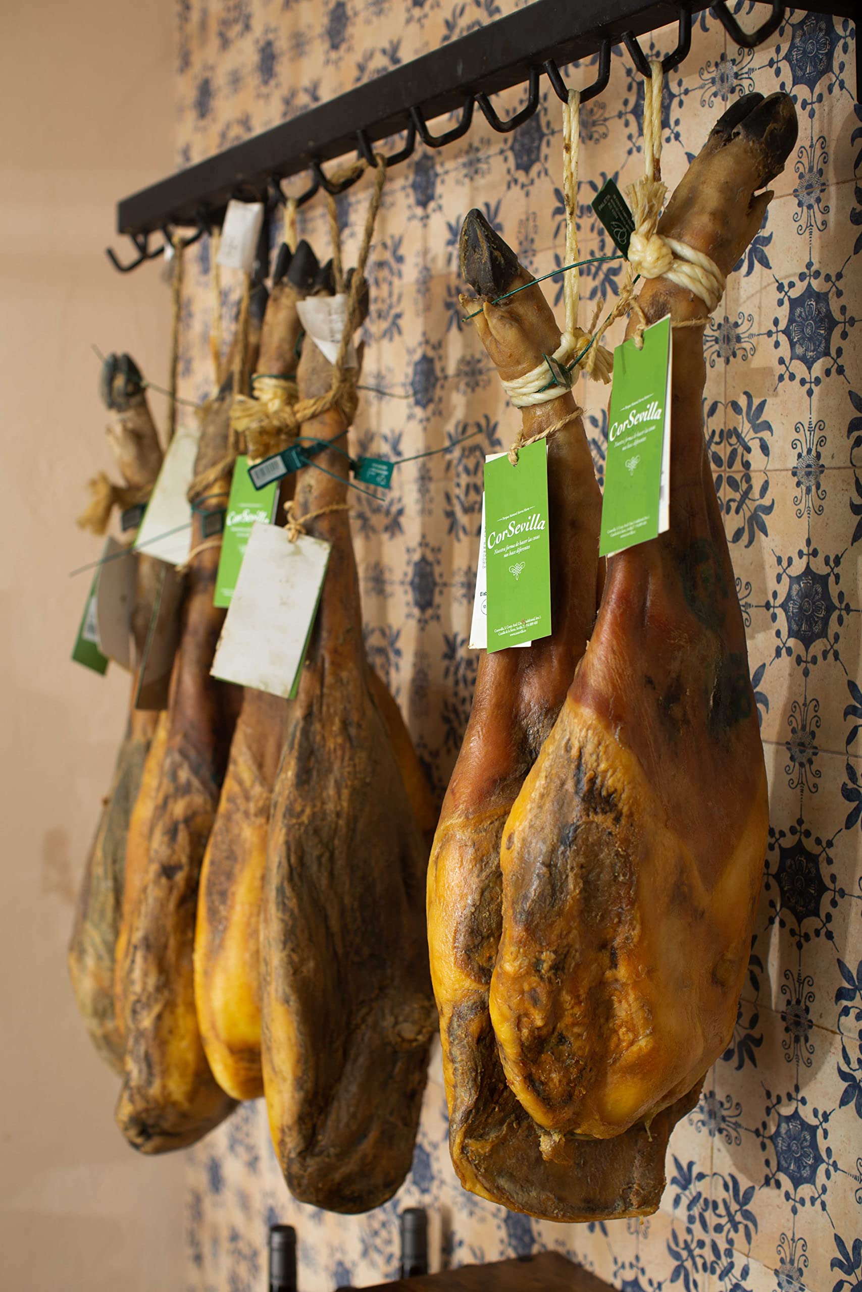 Corsevilla - Spalla di Cebo de Campo - Prosciutto Crudo - Iberico - Spalla Iberica - Jamon Iberico - Qualità Gourmet - Senza Glutine - Senza Lattosio - (Circa 5 chilogrammi)