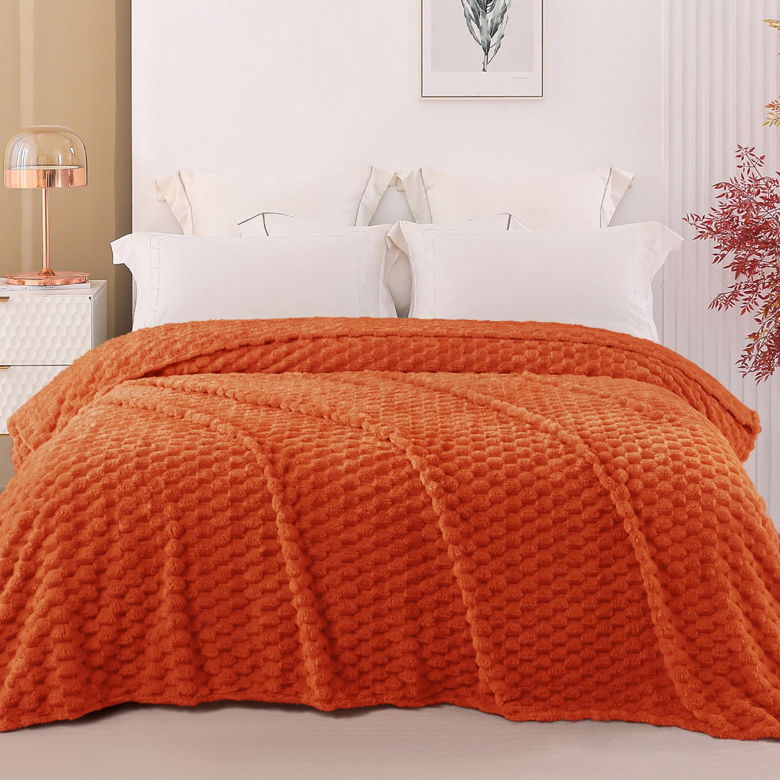 Exclusivo Mezcla Plaid Couverture Polaire 130 x 170 cm, Plaid Jeté de Canapé, Couverture pour Le lit léger Douillet et Moelleux pour Toute la Saison, Bleu marine