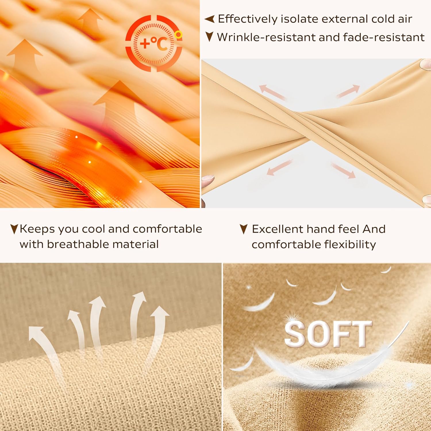 Fleece Lined Tights Sheer Women - Fake Translucent Warm Pantyhose Leggings Sheer Thick Tights for Winter - Image 7