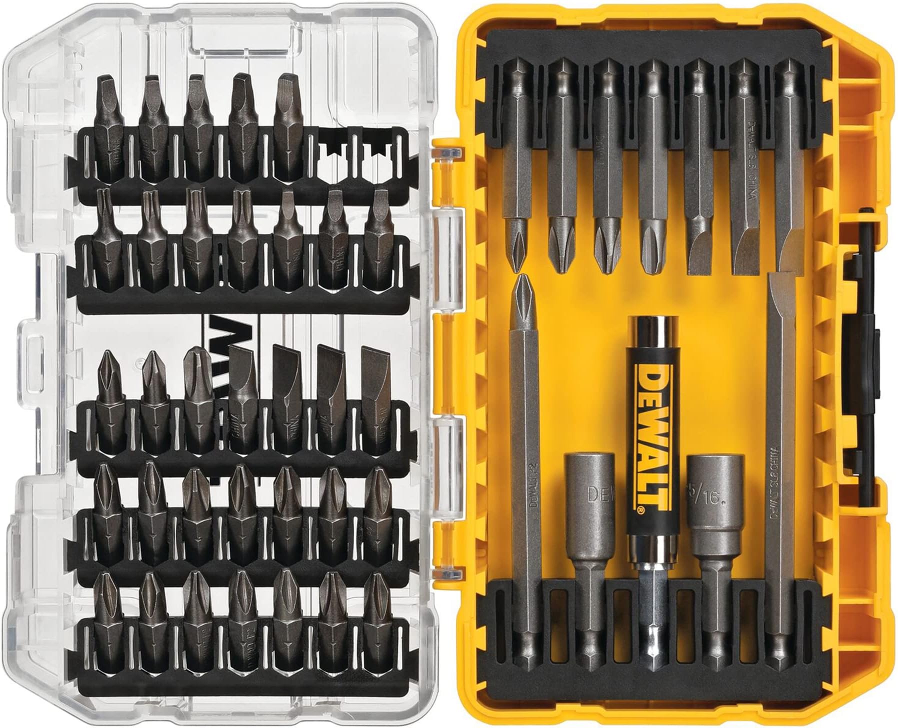 DEWALT DW2161 21Piece Screwdriving and Nutdriving Set in Plastic Case
