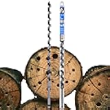 SOMADA 9/16-Inch x 17-Inch Auger Drill Bit for Wood, Hex Shank 3/8-Inch One Piece, Ship Auger Long Drill Bit for Soft and Hard Wood, Plastic, Drywall and Composite Materials