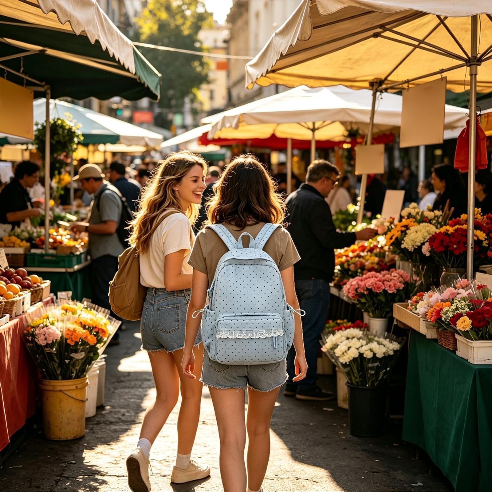 Generico Zaino Borsa A Tracolla Da Viaggio Per Computer | Borsa Casual da Studente Per Donne Ragazze Signore Mogli Pendolarismo Quotidiano Campo Estivo Viaggio Vacanza Biblioteca