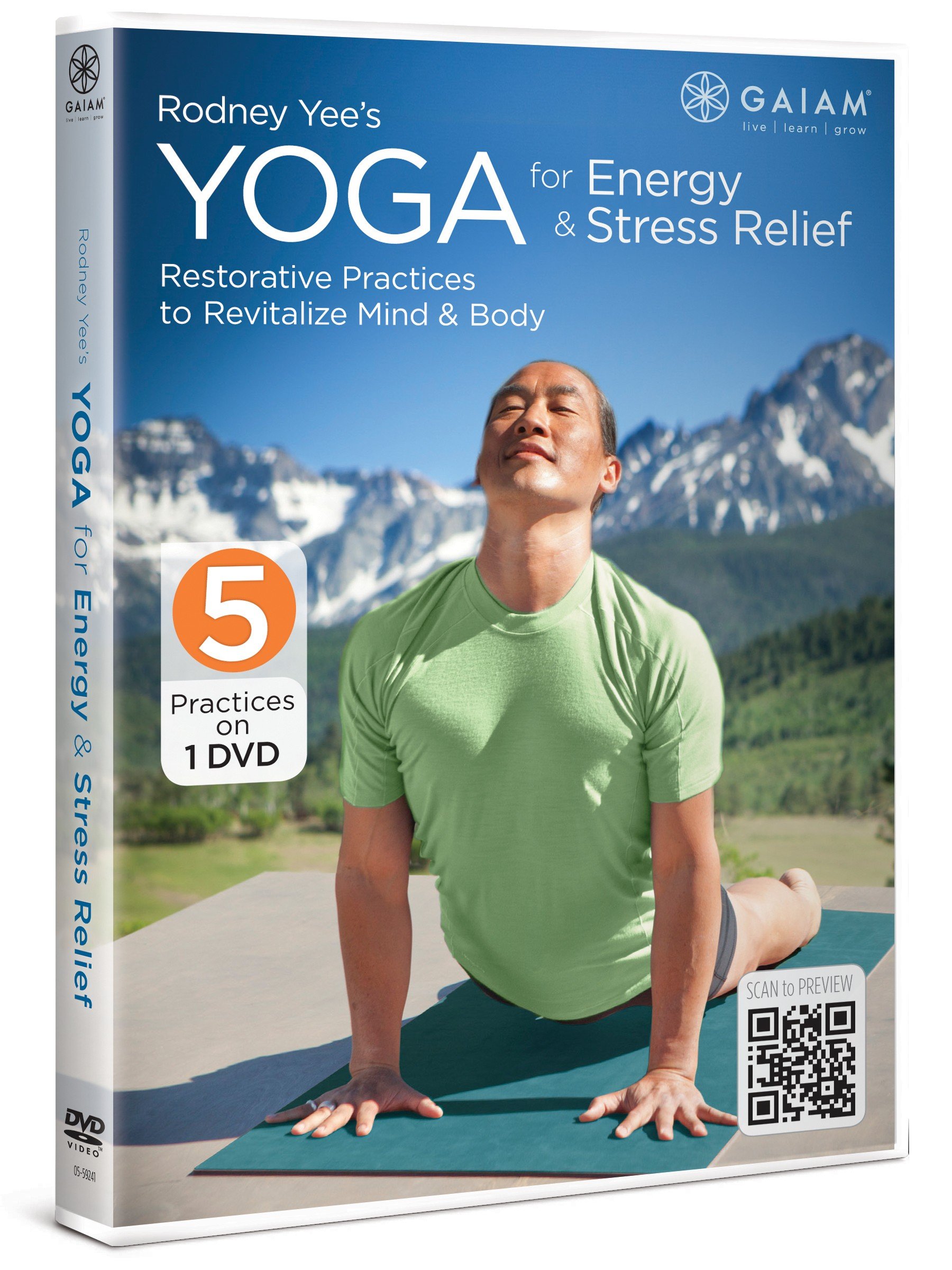 Amazon.com : Rodney Yee's Yoga for Energy and Stress Relief