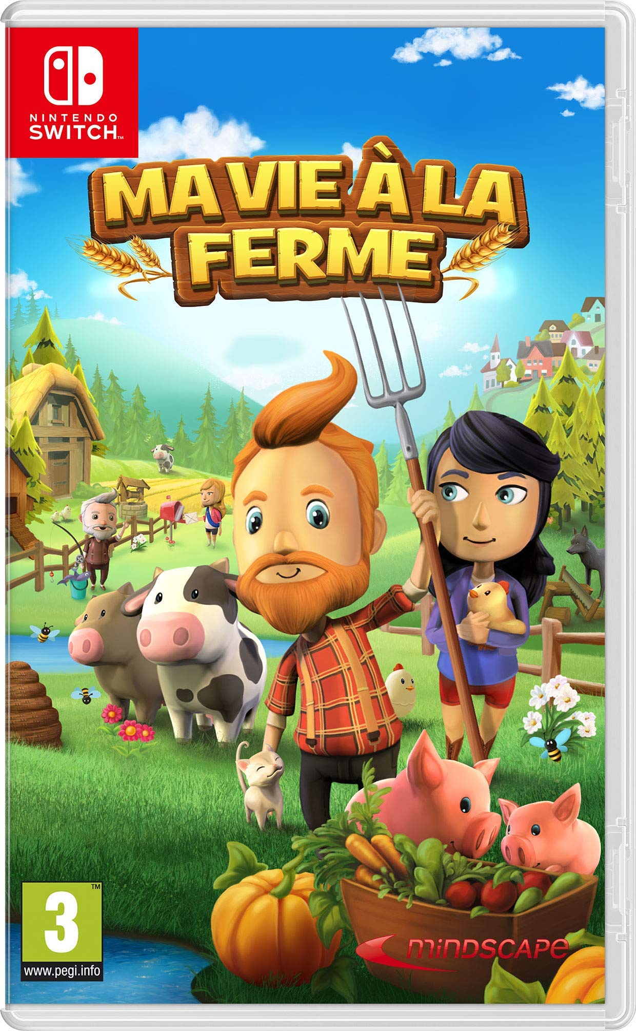 Lot De 2 Jeux Nintendo Switch – Ma Vie à La Ferme + Bee Simulator, Très Bon état