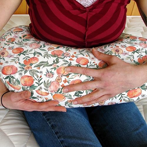 Miniatura 3 de Fundas de almohada de lactancia vintage para niños y niñas, fundas retro de melocotón, flores, hojas, fundas de guardería para almohadas de