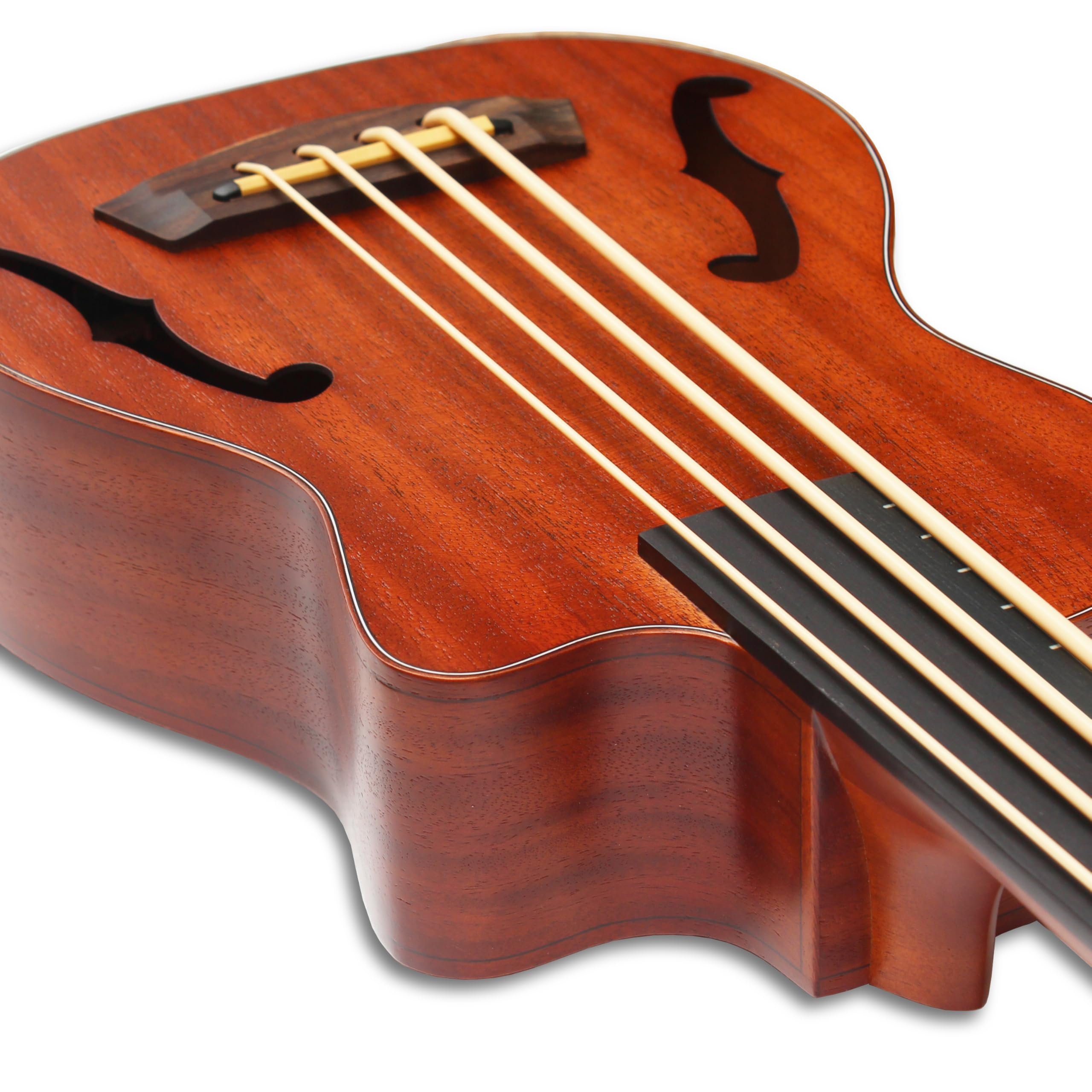 Batking Ubass Ukulele Basso Elettrico, 30 "Baritono Basso Ukelele Fretless, Elettrico Acustico Basso Uku Con Gig Bag