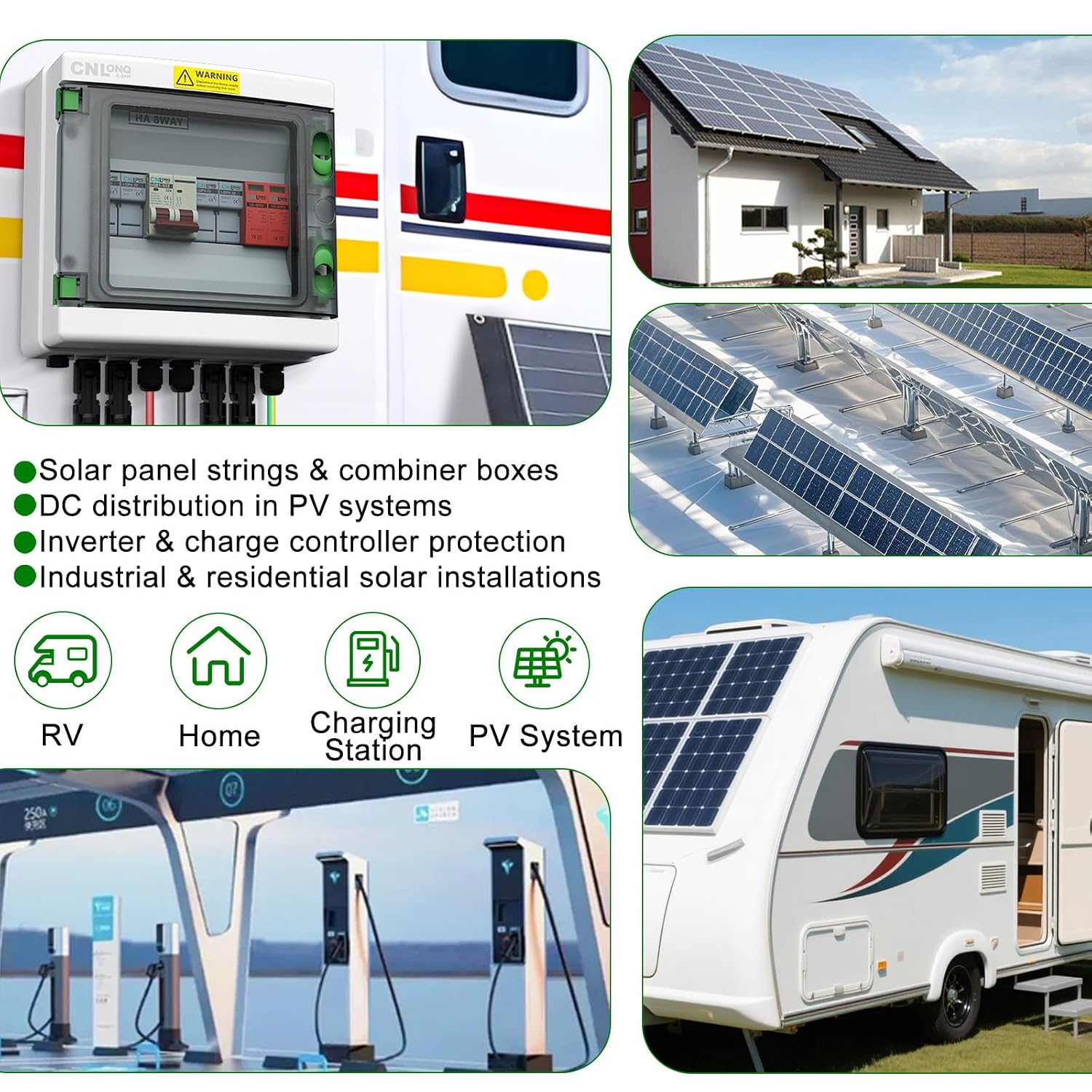 10pcs gPV Solar PV Fuse Link 20A 1000V DC 10x38mm Fuse 33kA Breaking Capacity for Solar, PV Combienr Box (20 Amp)