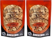 Vista 20 de Ol' Uncle Porkers Cortezas de cerdo aptas para dieta cetogénica fritas en aceite de coco, bolsas de 8 onzas