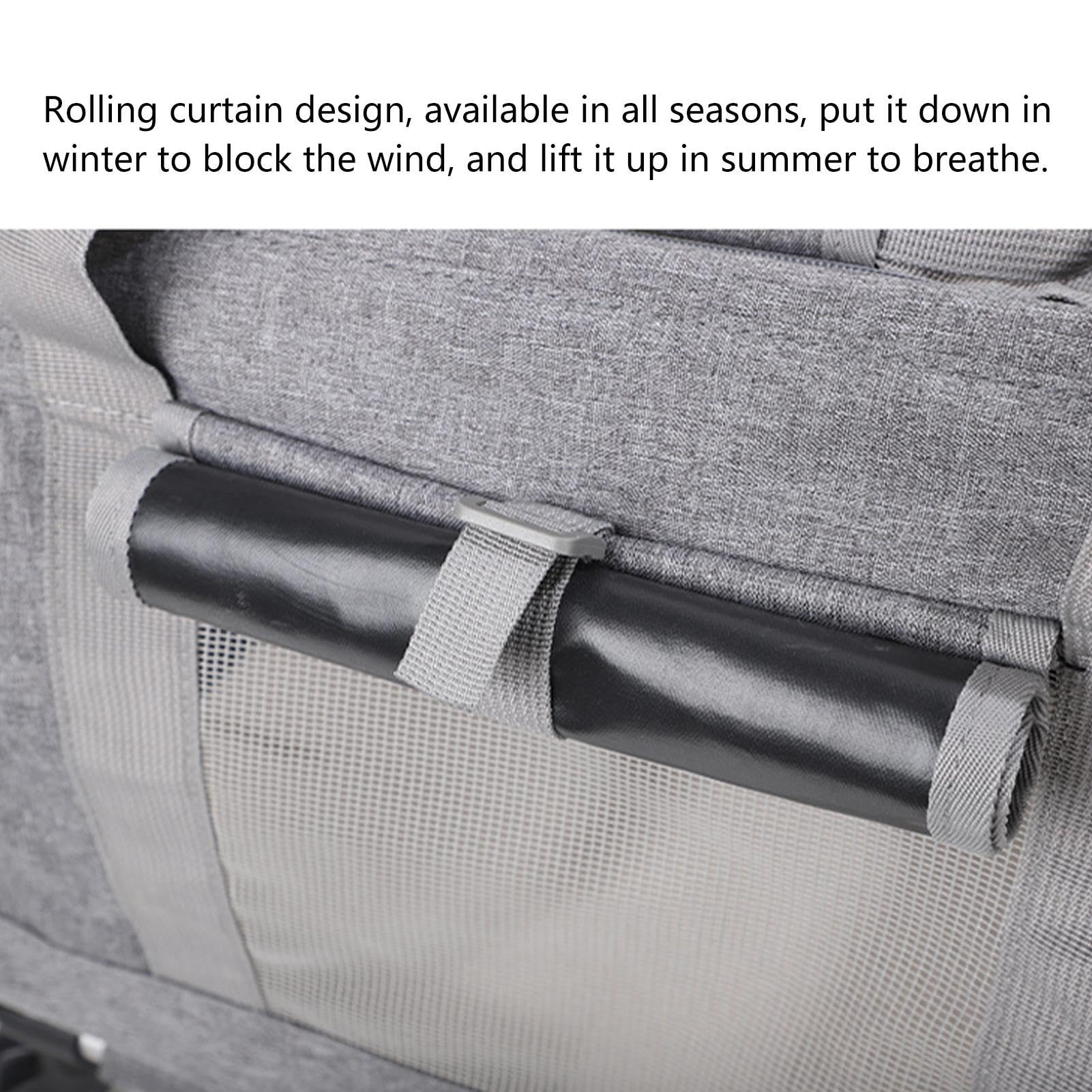 Transportador para gatos, bolsa de viaje para perros | transportadora para mascotas, juego de bolsas de viaje para perros pequeños con ruedas extraíbles, aprobado por aerolíne
