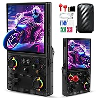 Vista 10 de UYTGXEN XF40V Retro Handheld Game Console with 2*Detachable Long Joysticks, 4.0-Inch HD IPS Screen Retro Gaming Console, Preloaded Classic