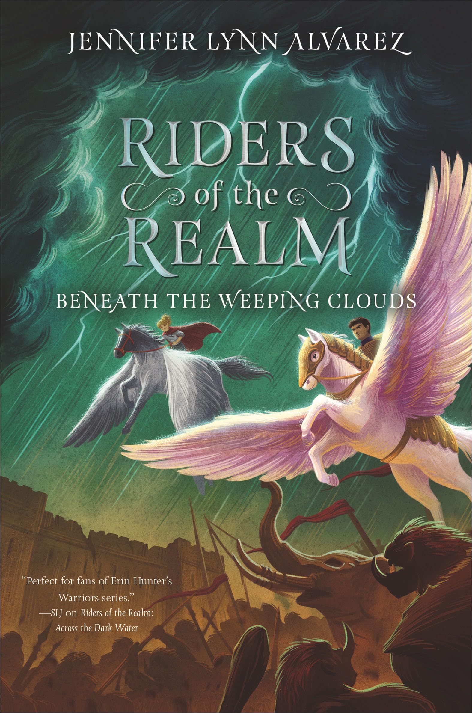 Riders of the Realm #3: Beneath the Weeping Clouds: A Thrilling Fantasy Where Pegasi Unite with Humans for Children (Ages 8-12)
