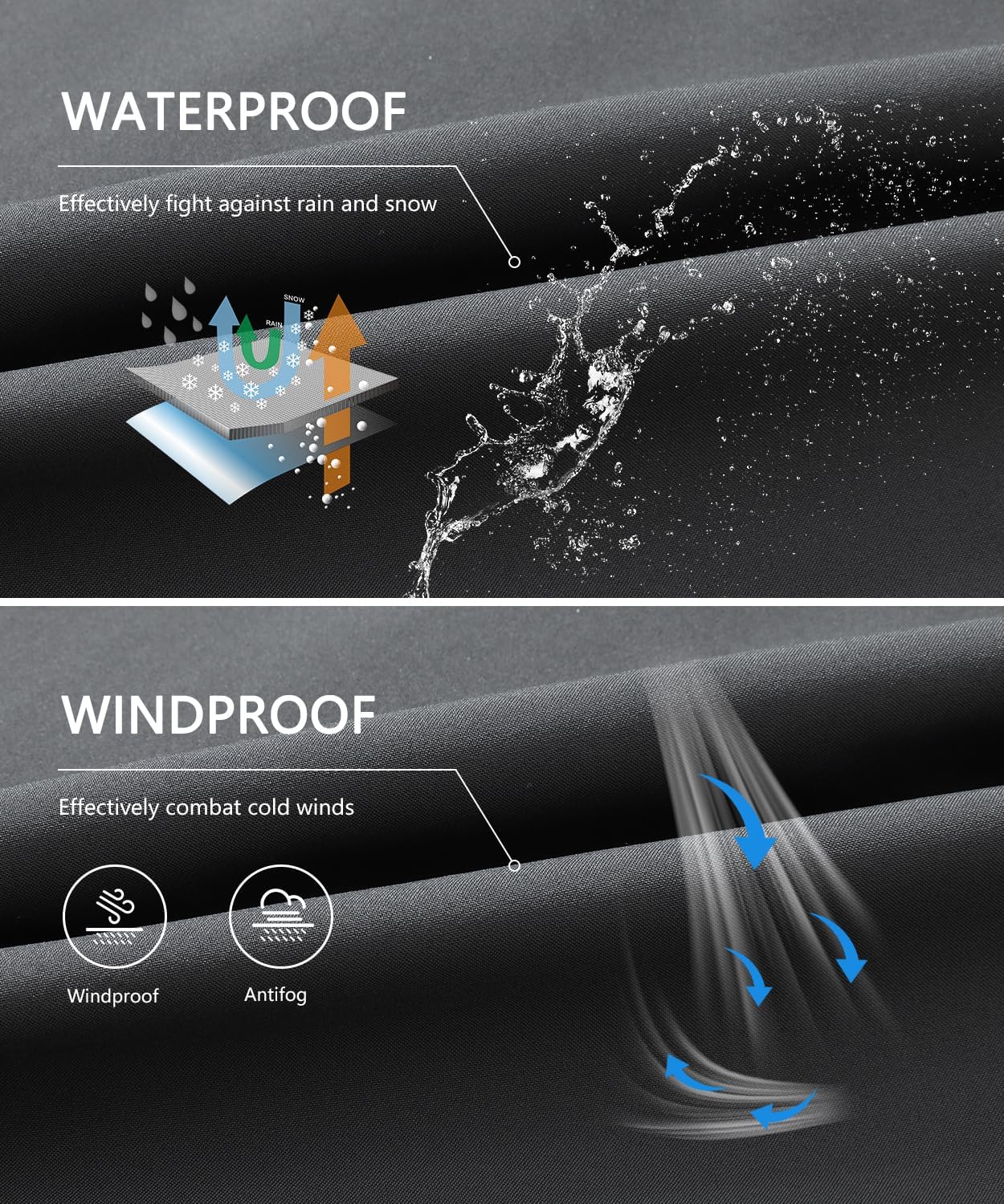 Kids Boy's Winter Waterproof Puffy Cotton Jacket Fleece Lined Lightweight Down Coat Thick Hooded Outdoor Coat - Image 6