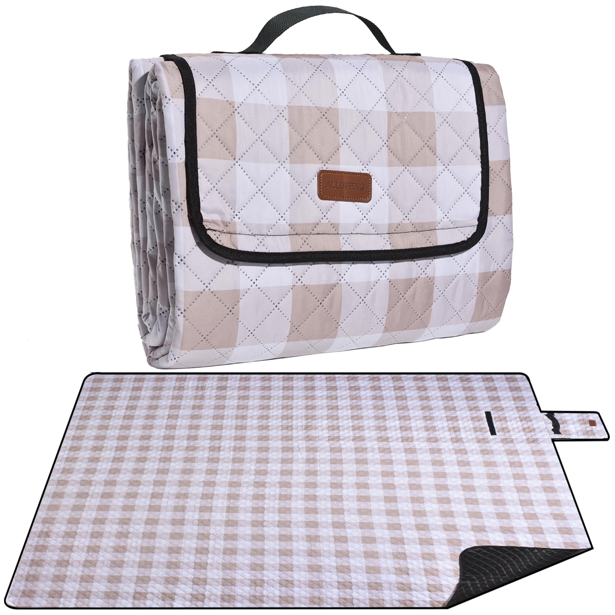 Tapis de pique-nique imperméable surdimensionné, tapis d'extérieur portable, peut être utilisé comme couverture de camping, tapis de plage, couverture de concert, couverture d'activités de