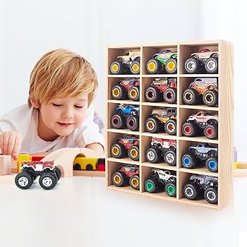 @Monsterさん、お取り置き商品 Amazon.co.jp: 木製モンスタートラックディスプレイケース、モンスター