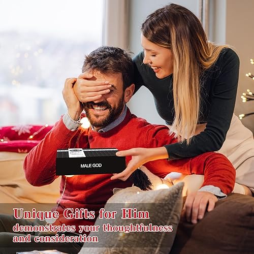 Miniatura 14 de MALE GOD Kit de barba con ingredientes naturales, juegos de afeitado y aseo para hombres, regalos de cumpleaños, aniversario, regalos de Navidad