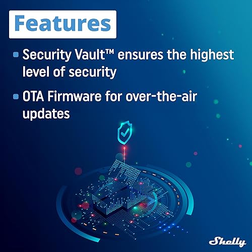 Miniatura 6 de Shelly Wave 1 US LR UL  Relé de interruptor inteligente Z-Wave de largo alcance, contacto seco de 1 canal de 15 A  Automatización del hogar  Bajo