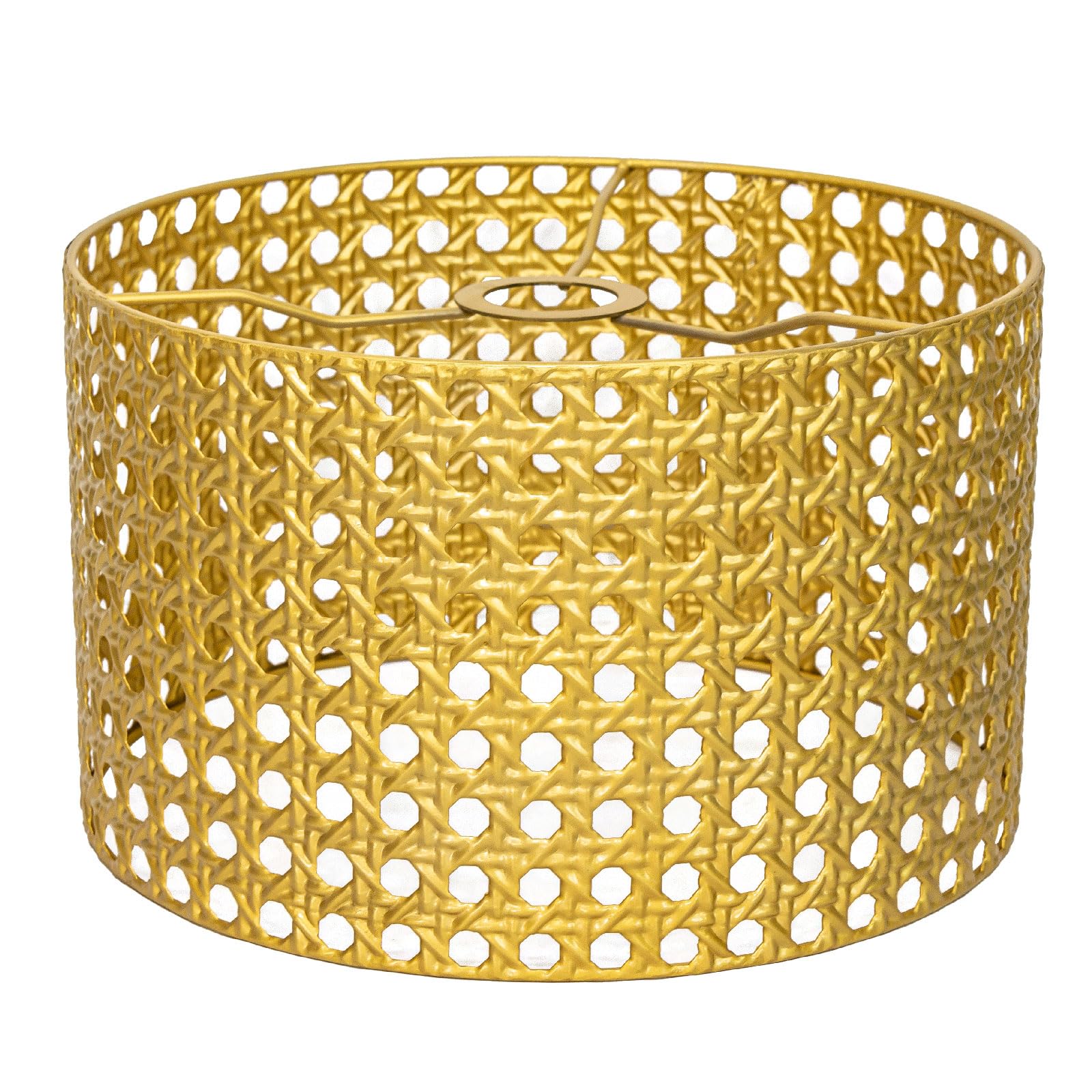 Osasy Gold Lampshade, Geometric Design Lampshades, E27 E14 For Floor Lamp, Pendant Lamp, Table Lamp