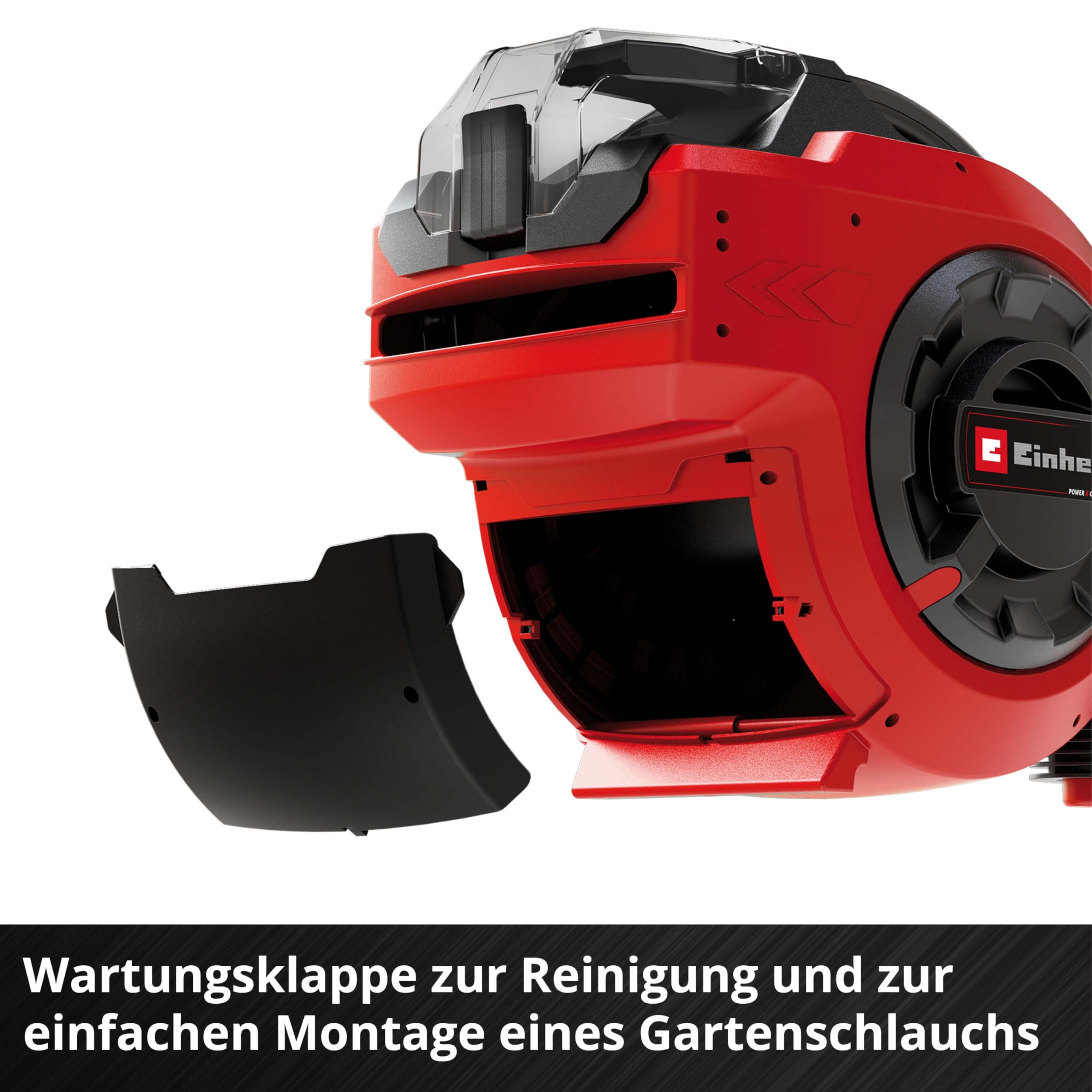 Einhell Akku-Schlauchtrommel GE-HR 18/30 WH Li-Solo (18 V, automatische Schlauchaufwicklung, 180° schwenkbar, Wandhalterung, 1,5 m Anschlussschlauch, ohne Akku & Schlauch)
