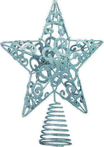 Aneco - Decoración para árbol de Navidad (metal, 10 pulgadas)