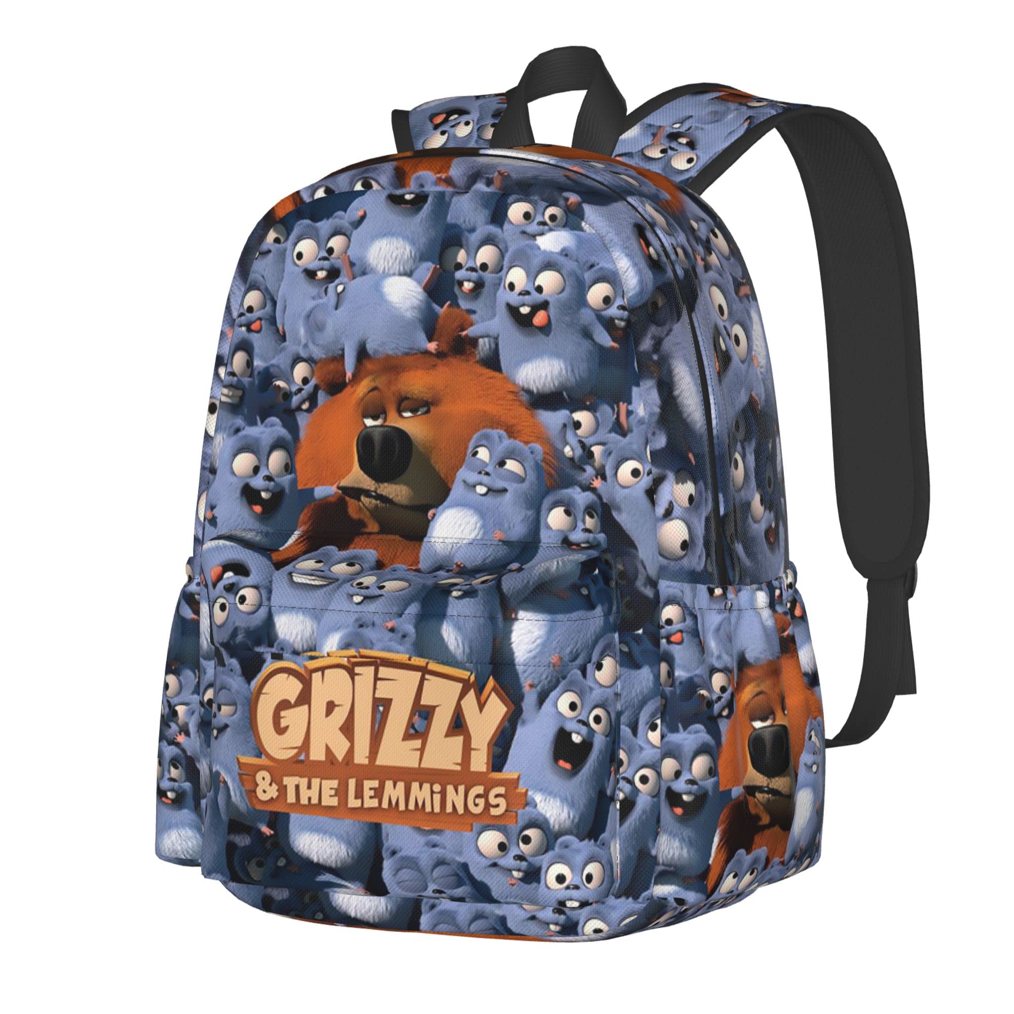 Suehome Grizzy and theLemmings Backpack Laptop Daypack School Shoulders Bookbag Girls Boys Travel Bookbag