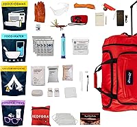 Vista 6 de Bolsa completa para terremotos: kit de emergencia de 3 días para terremotos, huracanes, incendios forestales, inundaciones + otros desastres