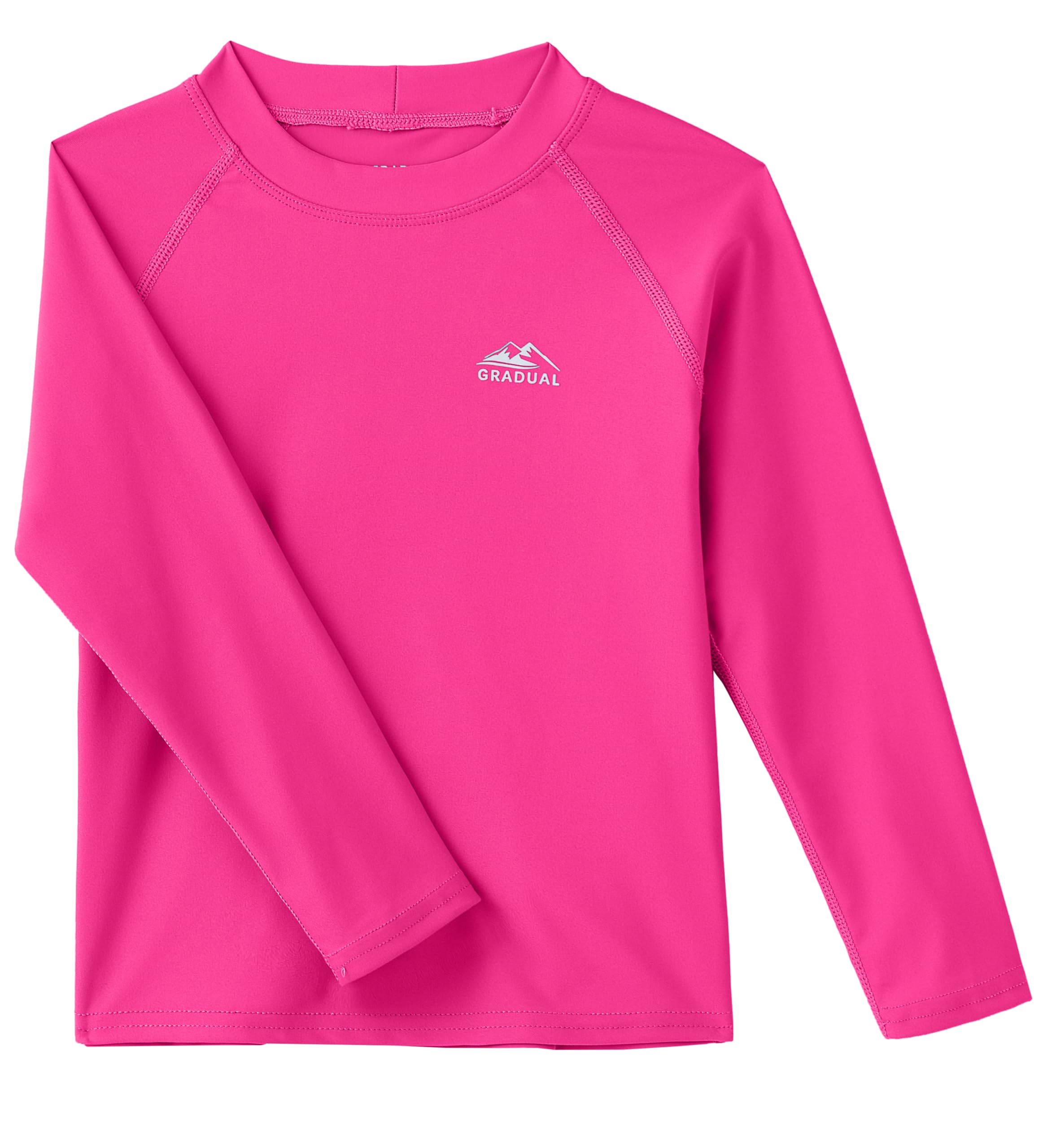 Toddler Boys Swim Shirt Long Sleeve Rash Guard UPF 50+ Sun Protection Shirts for Baby Kids Quick Dry